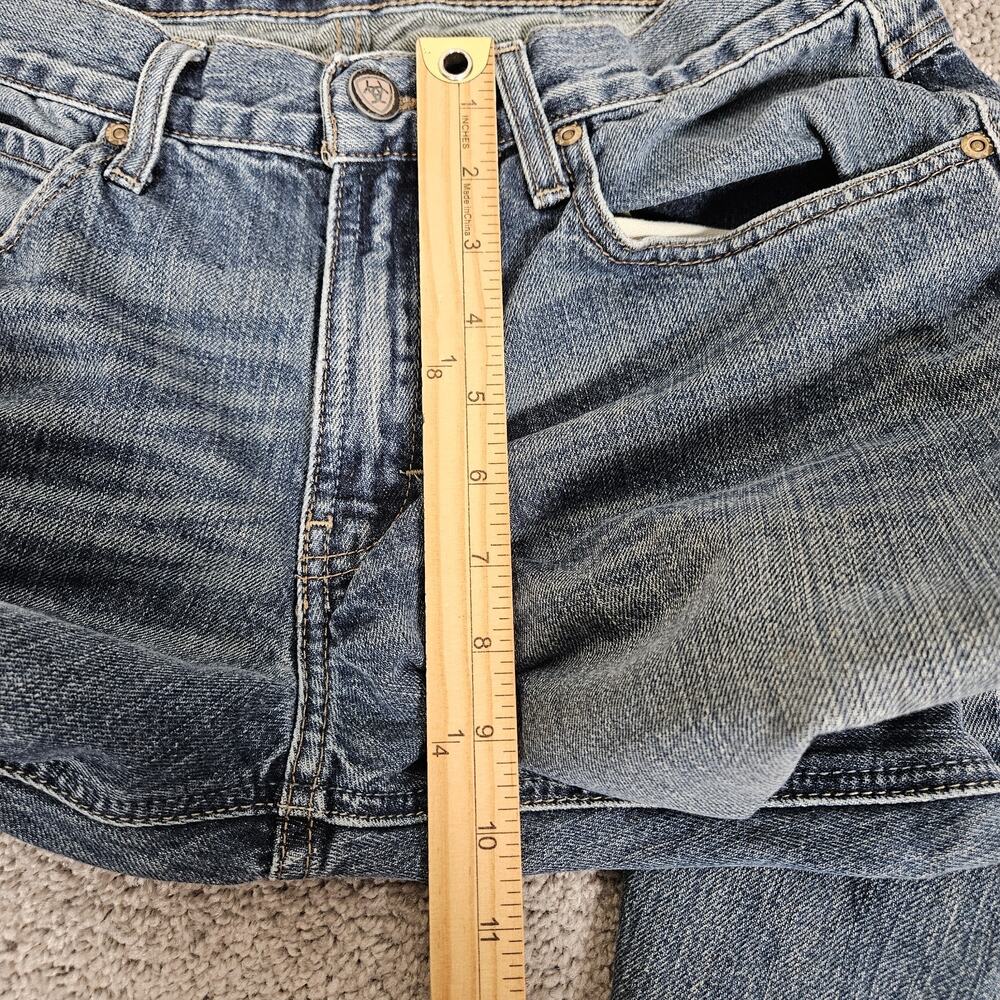 Ariat Men's Straight Jeans in Medium Blue Wash - Picture 8 of 11